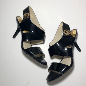 Michael Kors Black Patent Leather Heels